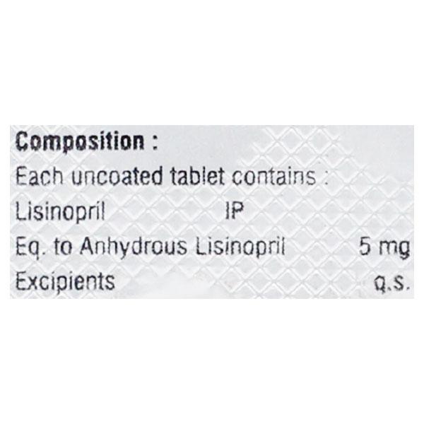 LISUPRIL 5 Tablet 15's