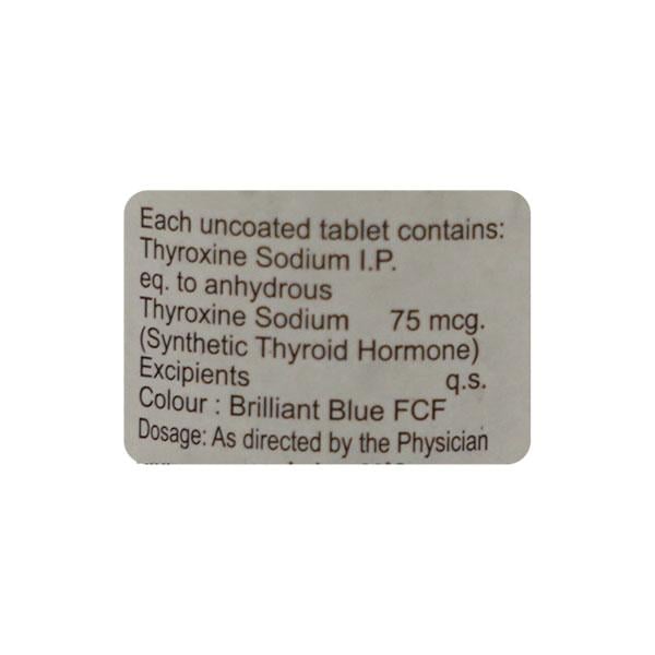 Thyromed 75Mcg Tablet 100'S
