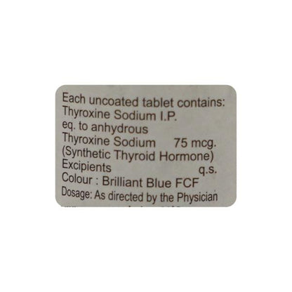 Thyromed 75Mcg Tablet 100'S