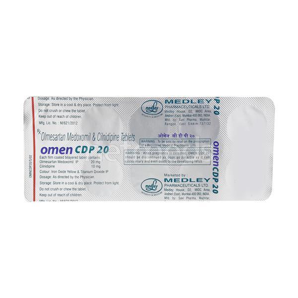 Omen Cdp 20mg Tablet 10'S