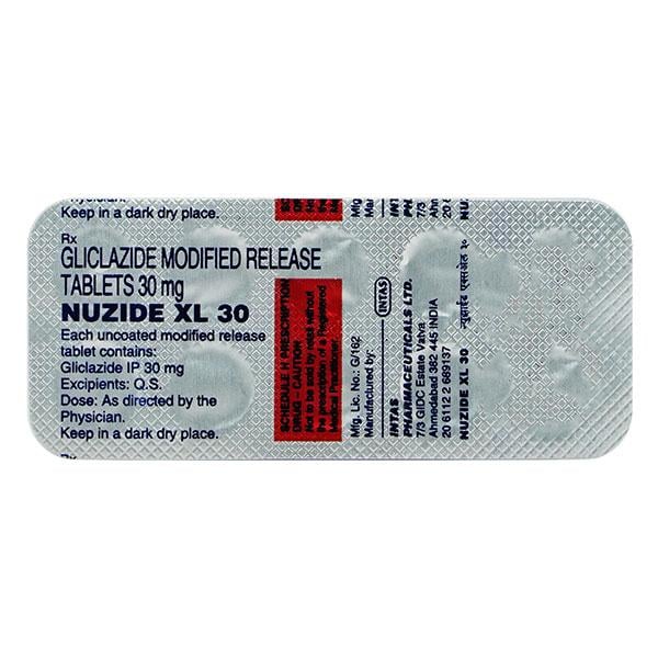 Nuzide XL 30mg Tablet 10'S