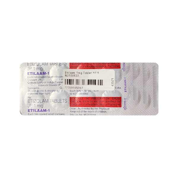 Etilaam 1mg Tablet 10'S