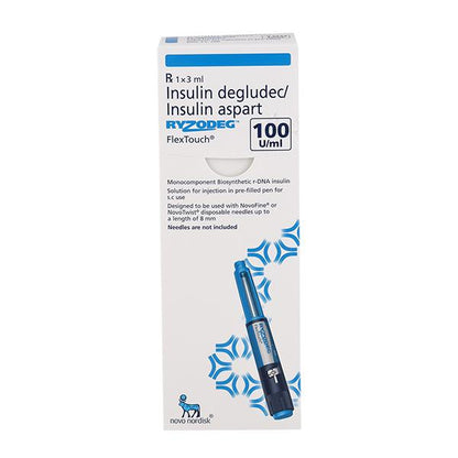 Ryzodeg Flex Touch Pen 100IU 1X3ml