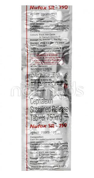Nufex SR 750mg Tablet 10'S