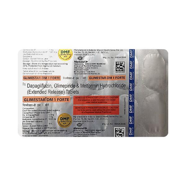 GLIMESTAR DM 1 FORTE Tablet 10's