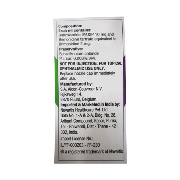 SIMBRINZA Ophthalmic Suspension 5ml