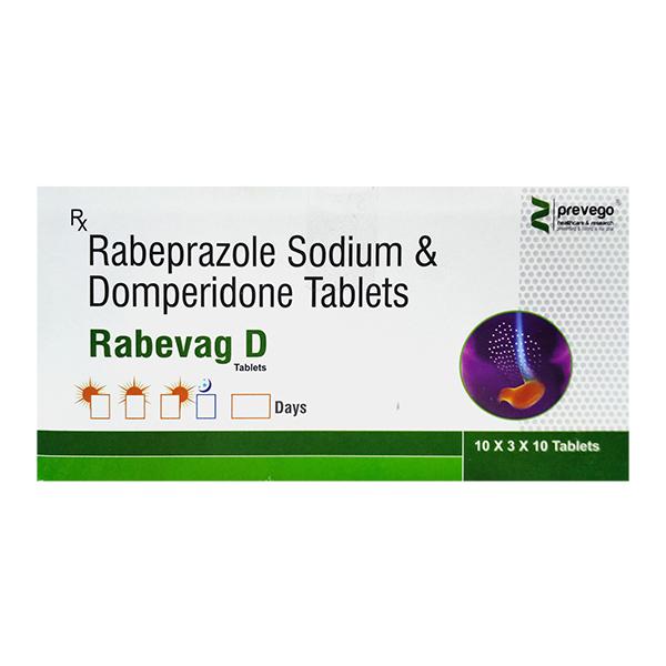 RABEVAG D Tablet 10's