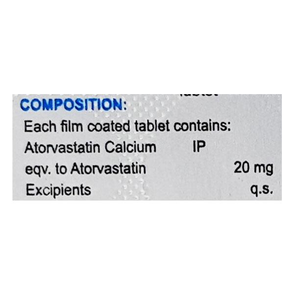 LIPISAFE 20mg Tablet 10's