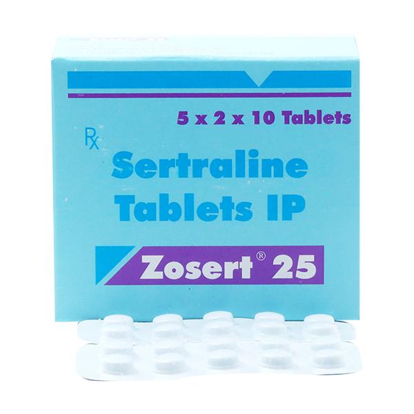 Zosert 25mg Tablet 10'S