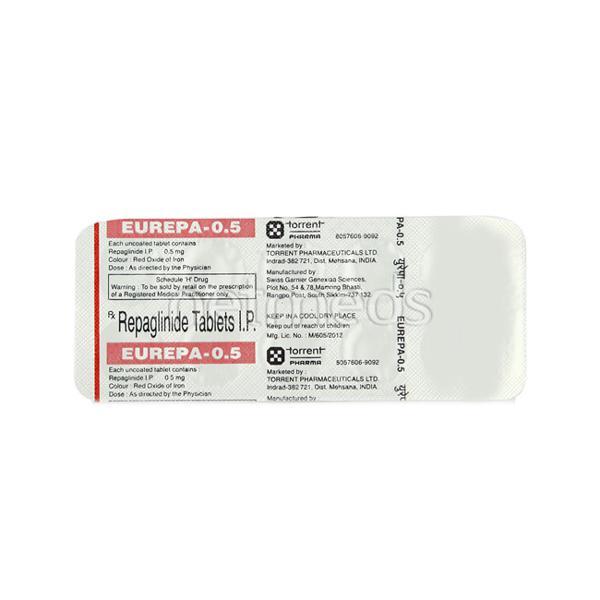 Eurepa 0.5mg Tablet 10'S