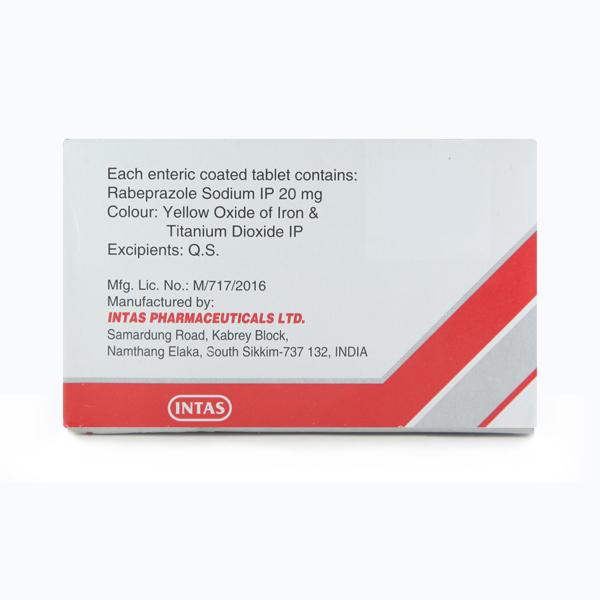 Rabium 20mg Tablet 15'S