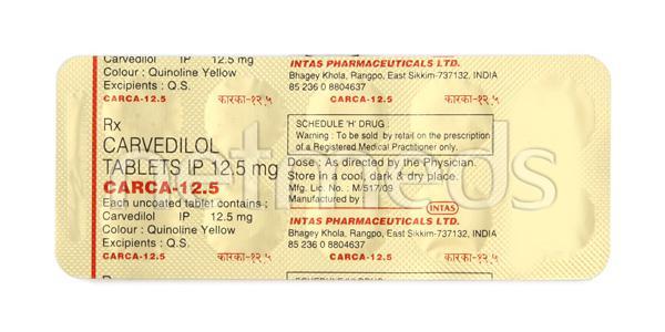 Carca 12.5mg Tablet 10'S