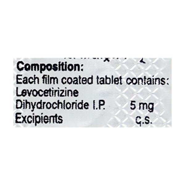 LEVOCETRIZEN 5mg Tablet 10's