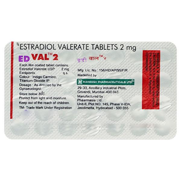 EDVAL 2mg Tablet 28's