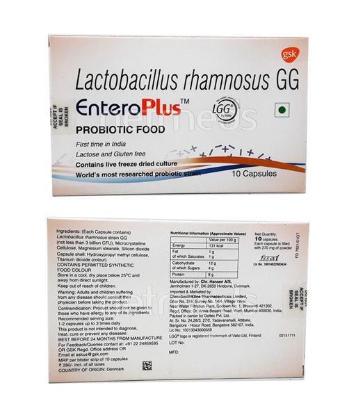 Entero Plus Capsule 10'S