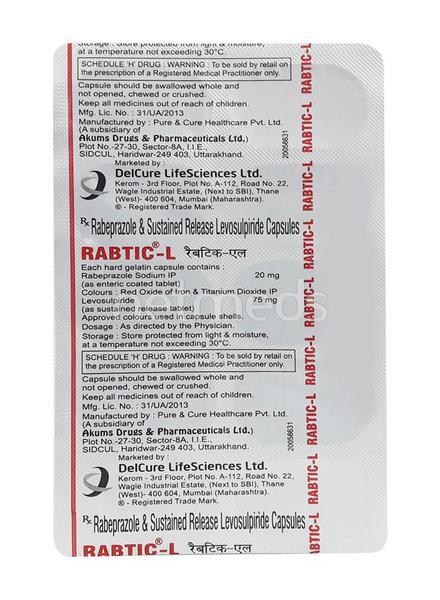 Rabtic L Capsule 10'S