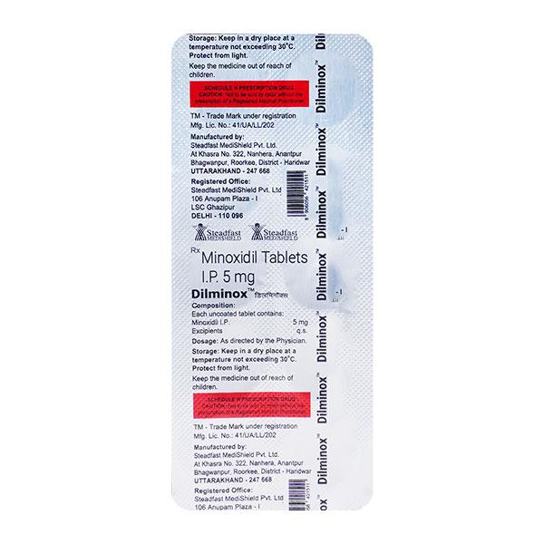 Dilminox 5mg Tablet 10'S