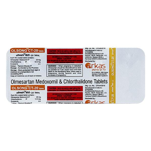 OLSONG CT 20mg Tablet 10's