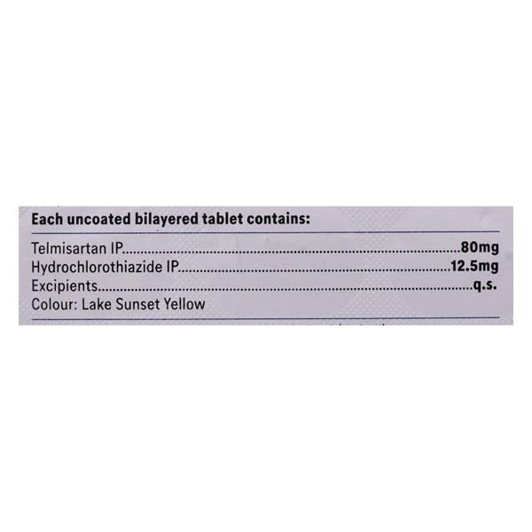 Telsartan H 80mg Tablet 14'S