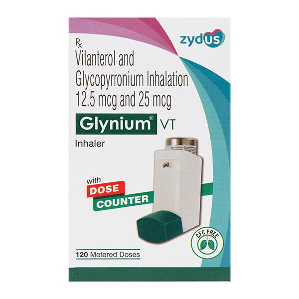 GLYNIUM VT WITH DOSE COUNTER Inhaler 120md