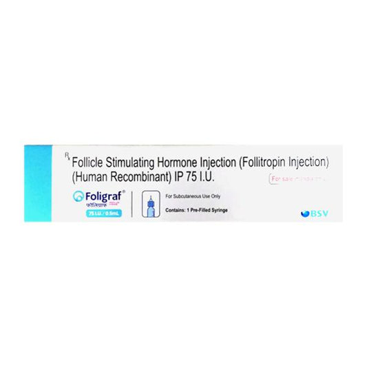 FOLIGRAF 75iu Prefilled Syringe(Pfs) 0.5ml