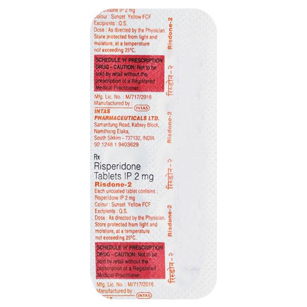 Risdone 2mg Tablet 10'S