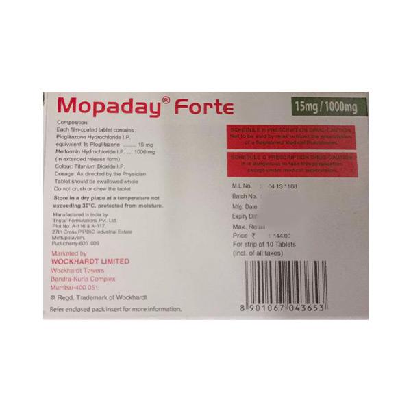MOPADAY FORTE Tablet 10's