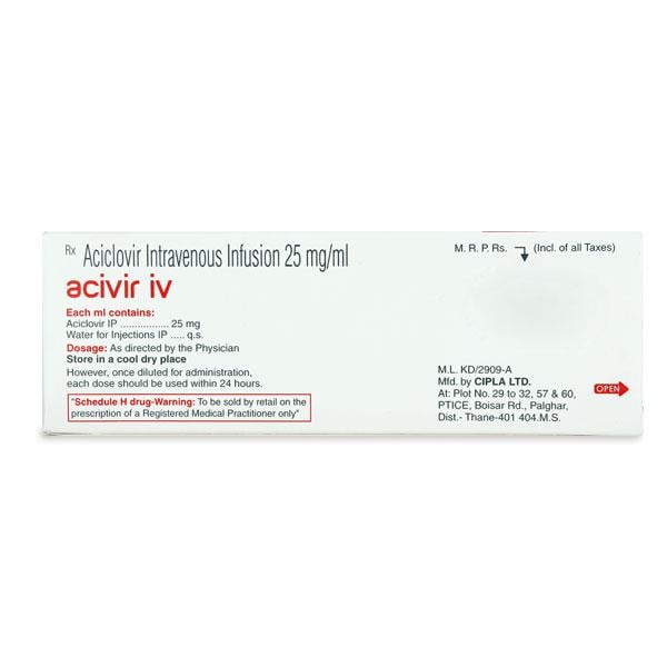 Acivir IV Injection 10ml (N)
