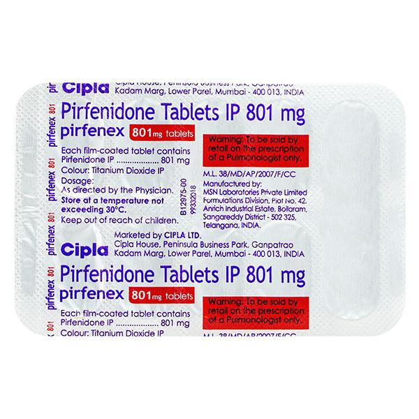 PIRFENEX 801 Tablet 10's