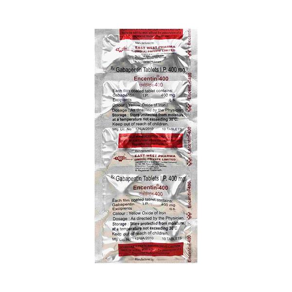 Encentin 400mg Tablet 10'S