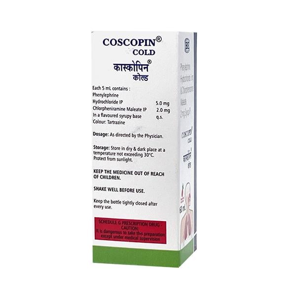 COSCOPIN COLD PINEAPPLE FLAVOUR Syrup 60ml