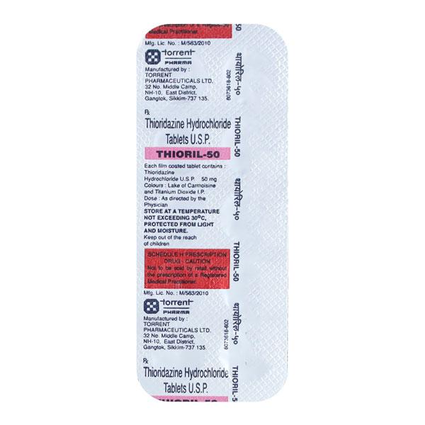 Thioril 50mg Tablet 10'S