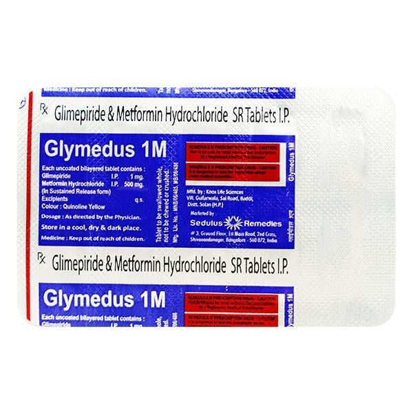 GLYMEDUS 1M Tablet 10's