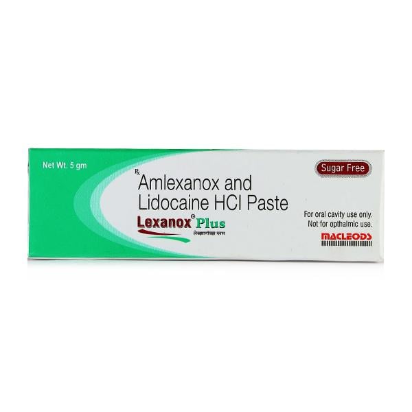 Lexanox Plus Sugar Free Oral Paste 5gm