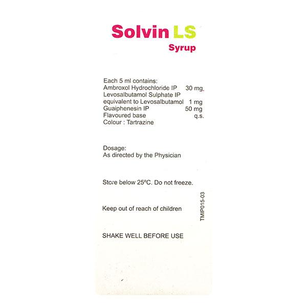 Solvin LS Syrup 60ml
