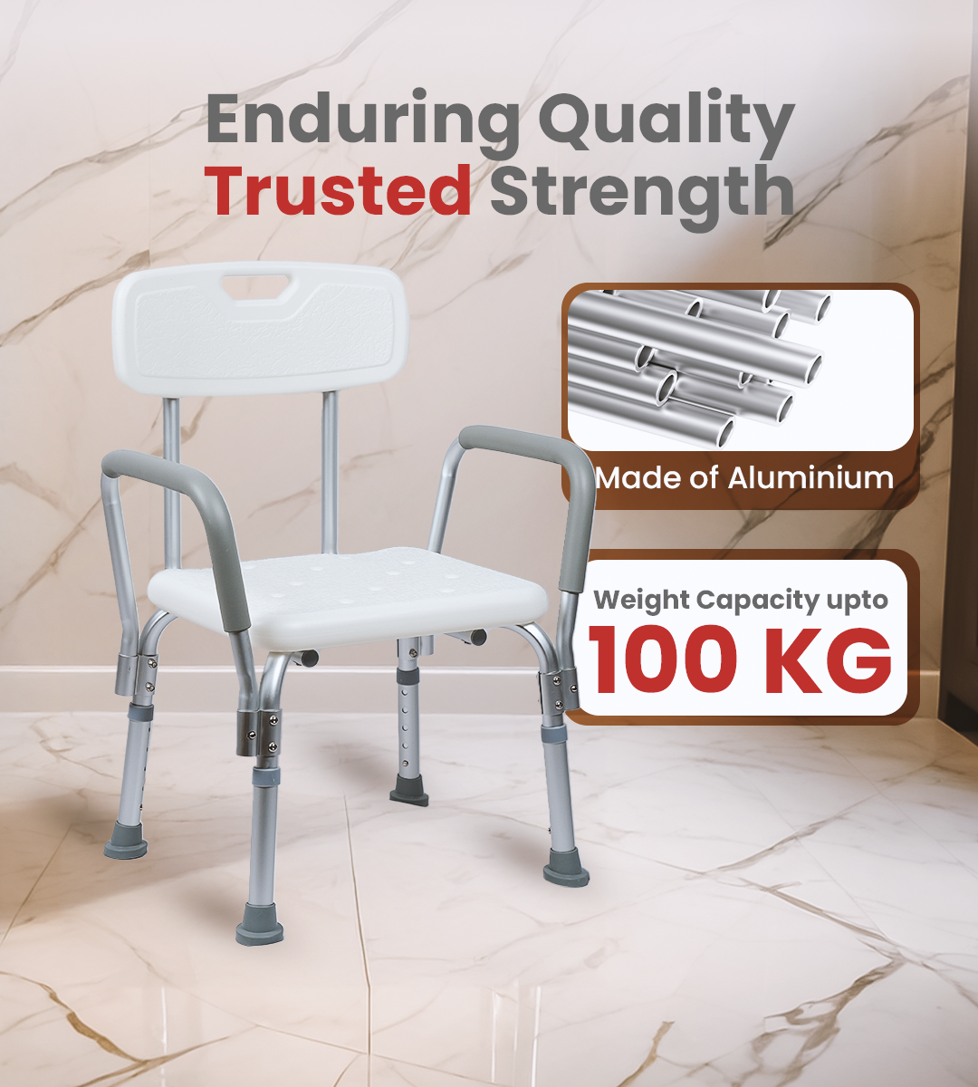 AGEasy Shower Chair for Shower Fall Prevention