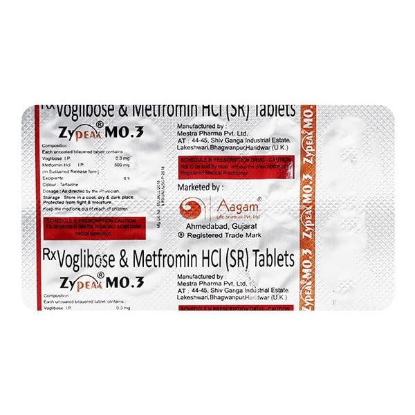 ZYPEAK M 0.3 Tablet 10's