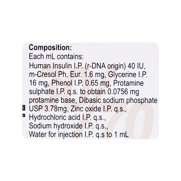 Huminsulin 30/70 40IU Injection 1X10ml