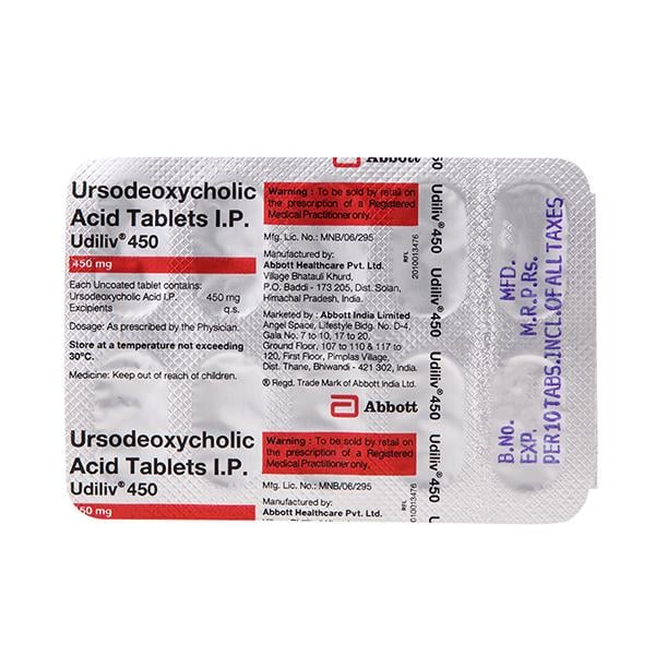 Udiliv 450mg Tablet 10'S