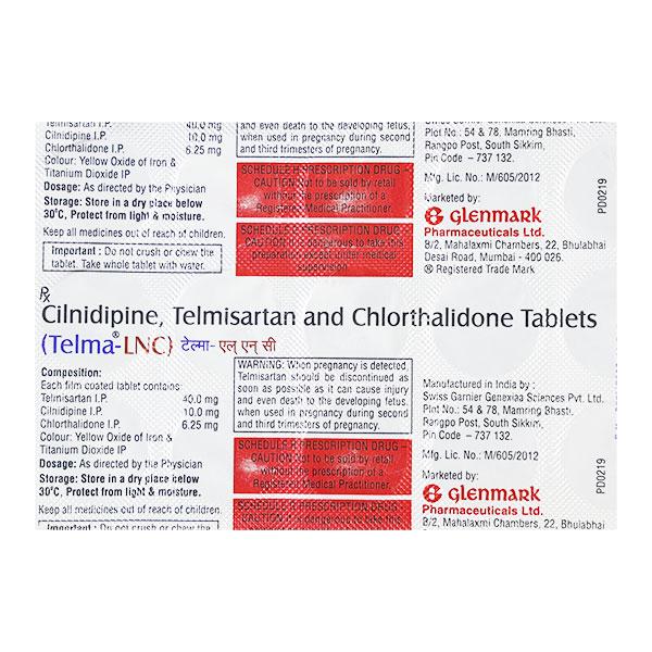 TELMA LNC Tablet 15's