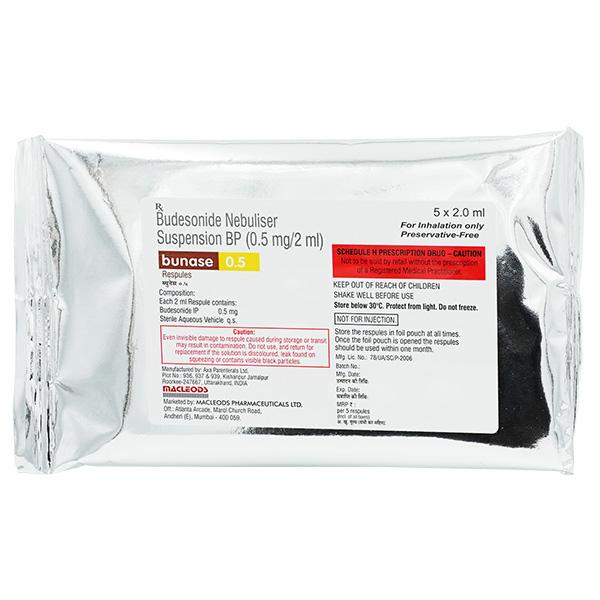 Bunase 0.5mg Respule 5X2ml