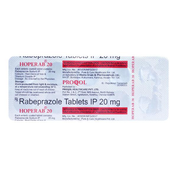 Hoperab 20mg Tablet 10'S
