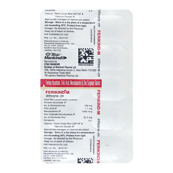 Ferikind M Tablet 10'S