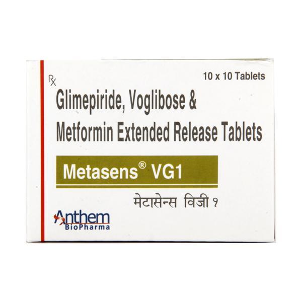 Metasens VG 1mg Tablet 10'S