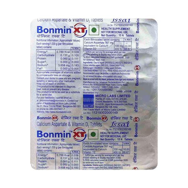 BONMIN XT Tablet 15's