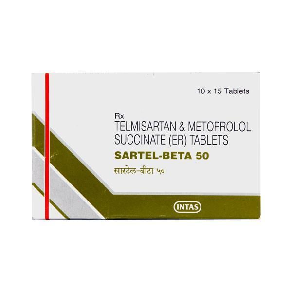 Sartel Beta 50 Tablet 15'S