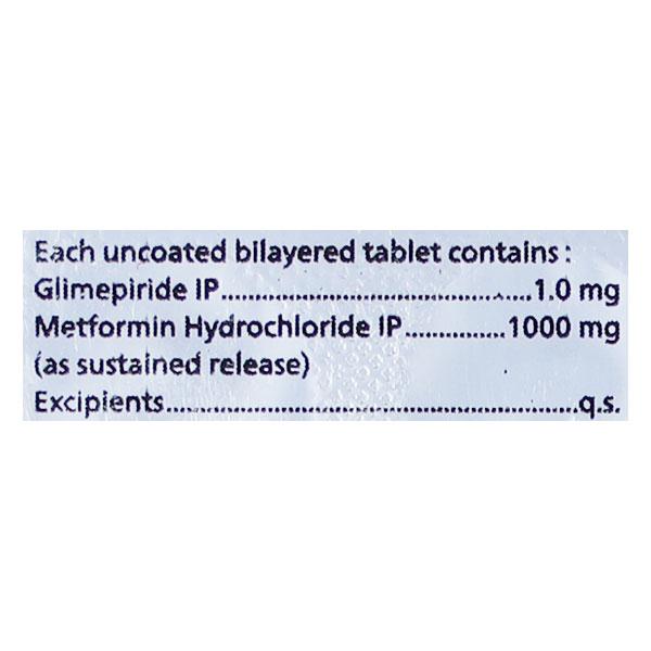 GLYCINOVA G FORTE 1mg Tablet 10's