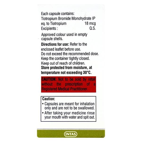 Quikhale T 18Mcg Capsule 30'S