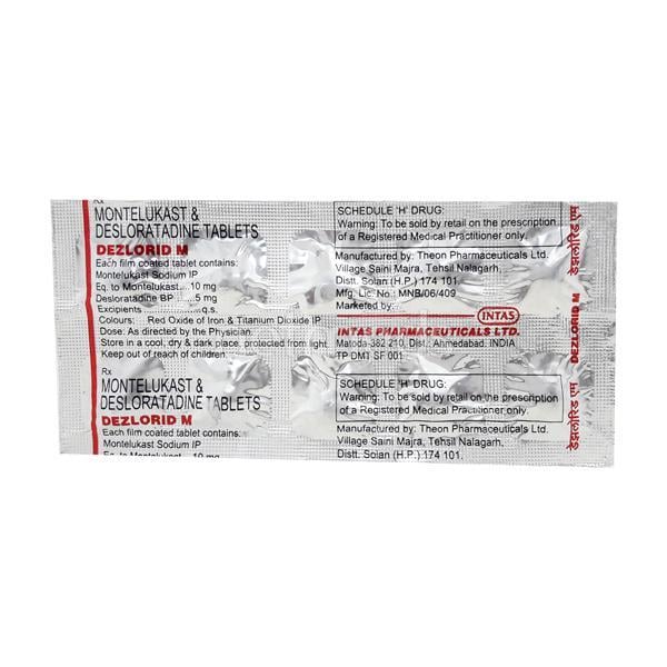Dezlorid M Tablet 10'S