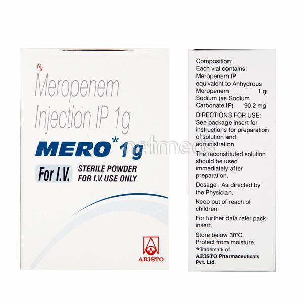 Mero 1gm Injection 1's